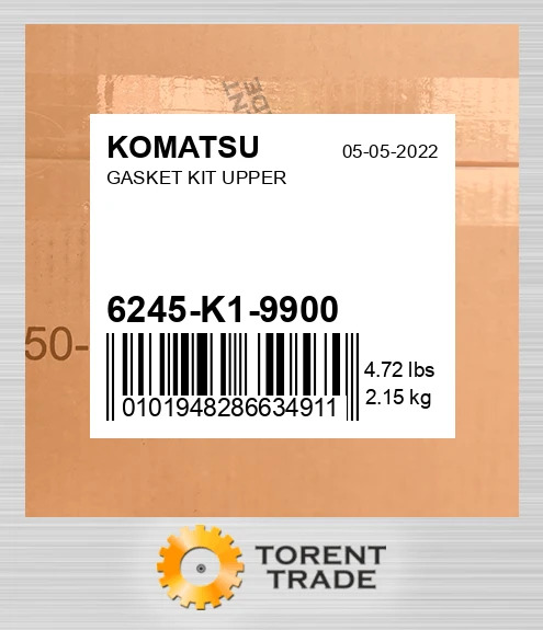 6245k19900 Комплект верхніх прокладок KOMATSU NEW AFTERMARKET