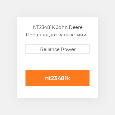 NT23481K John Deere Поршень двз