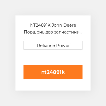 NT24891K John Deere Поршень двз
