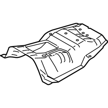 GN1Z-3020-C Панель підлоги в зборі передняя