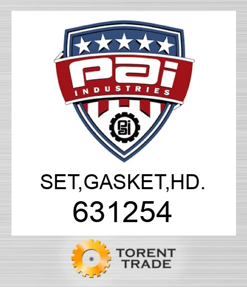 631254 Комплект, прокладка, hd PAI INDUSTRIES