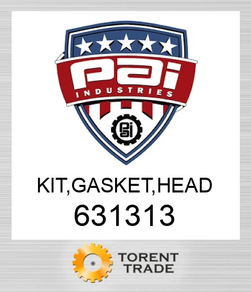 631313 Комплект, прокладка, головка PAI INDUSTRIES