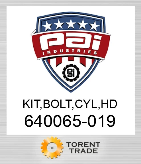 640065-019 Комплект, bolt, cyl, hd PAI INDUSTRIES