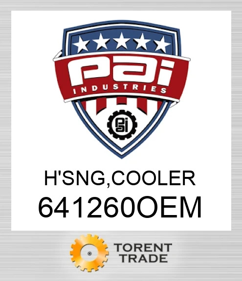 641260OEM H'sng, cooler PAI INDUSTRIES