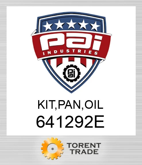 641292E Комплект, піддон, масло PAI INDUSTRIES