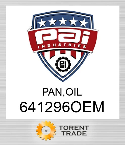 641296OEM Піддон, масло PAI INDUSTRIES
