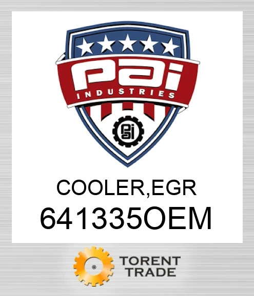 641335OEM Cooler, egr PAI INDUSTRIES