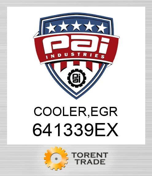641339EX Cooler, egr PAI INDUSTRIES