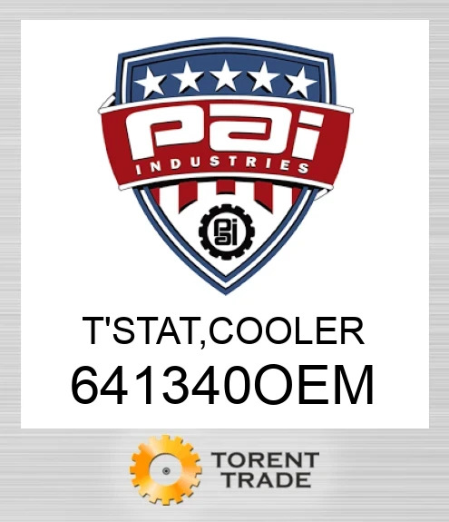 641340OEM T'stat, cooler PAI INDUSTRIES