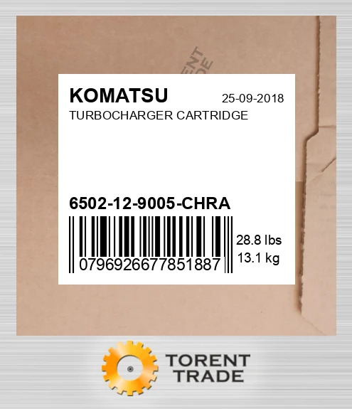 6502129005chra Картридж турбонагнітача KOMATSU NEW AFTERMARKET
