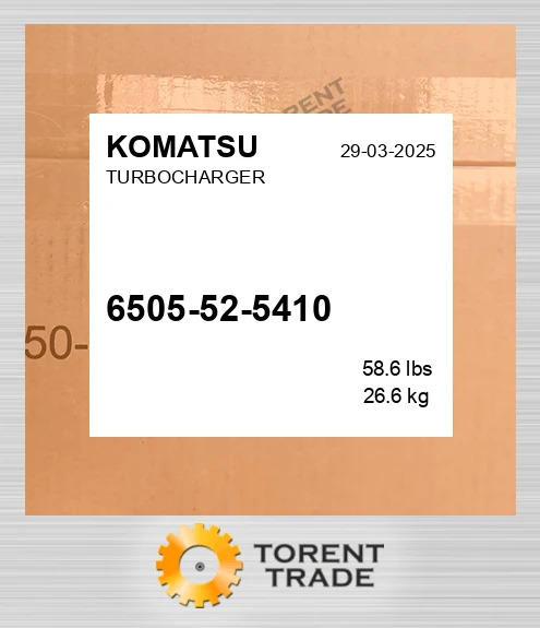 6505525410 Турбонагнітач KOMATSU NEW AFTERMARKET
