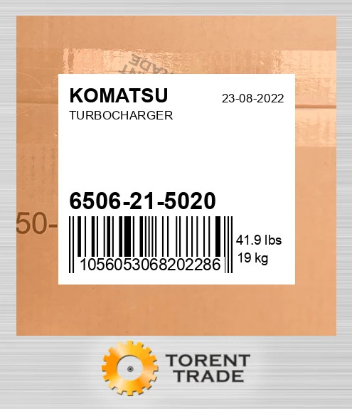 6506215020 Турбонагнітач KOMATSU NEW AFTERMARKET