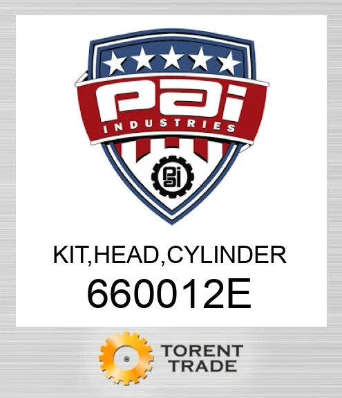 660012E Комплект, головка, циліндр PAI INDUSTRIES