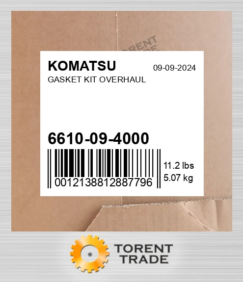 6610094000 Комплект прокладок для капітального ремонту KOMATSU NEW AFTERMARKET