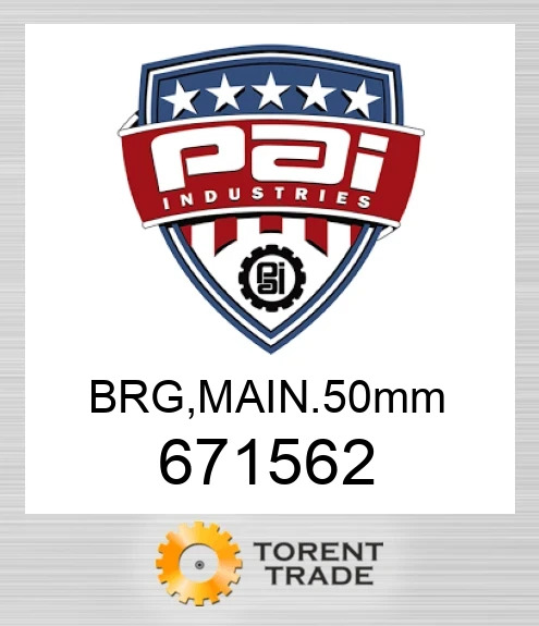 671562 Підшипник, основний 50 mm PAI INDUSTRIES