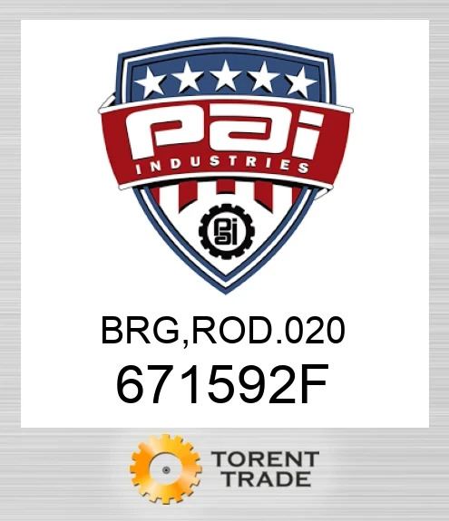 671592F Підшипник, шатун. 020 PAI INDUSTRIES