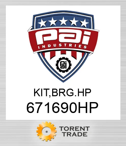 671690HP Комплект, підшипник.  Високий тиск PAI INDUSTRIES
