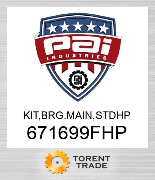 671699FHP Комплект, підшипникосновний, stdhp PAI INDUSTRIES