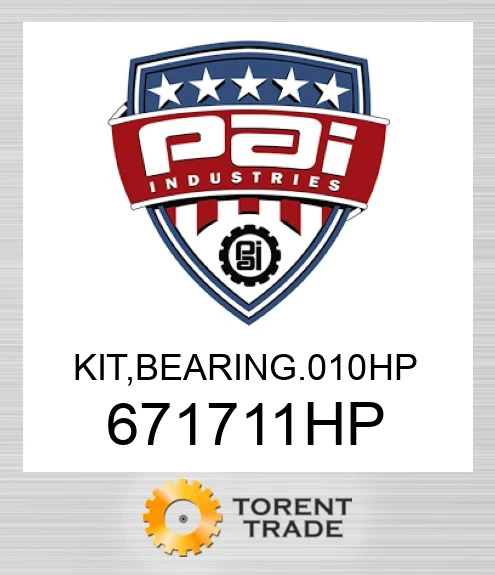 671711HP Комплект, підшипник. 010. Високий тиск PAI INDUSTRIES