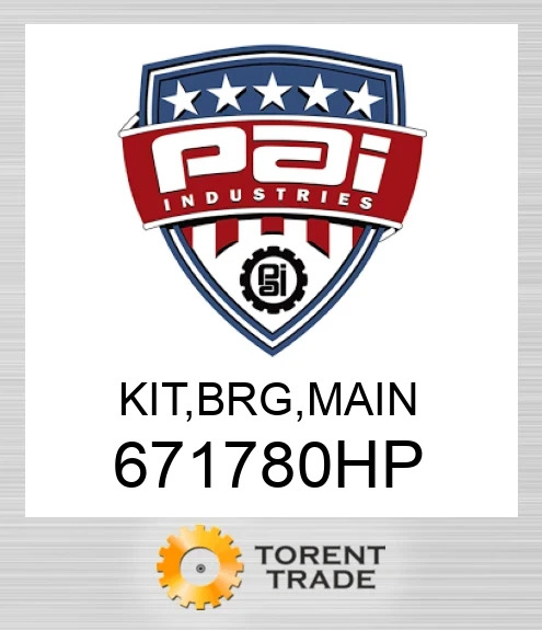 671780HP Комплект, підшипник, основний PAI INDUSTRIES