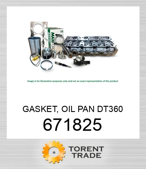 671825 Прокладка, масляний піддон DT360DSG