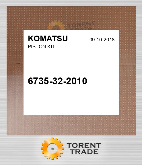 6735322010 Поршень комплект KOMATSU NEW AFTERMARKET