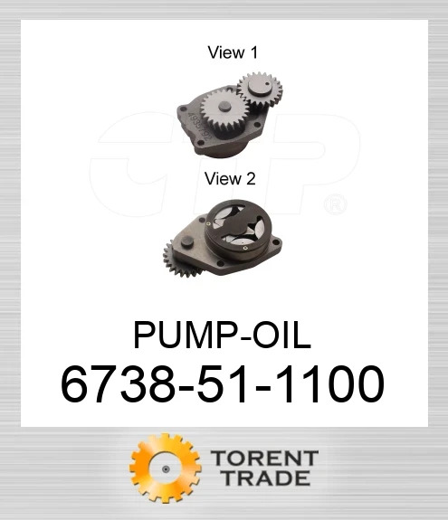 6738511100 НАСОС-МАСЛО CATERPILLAR