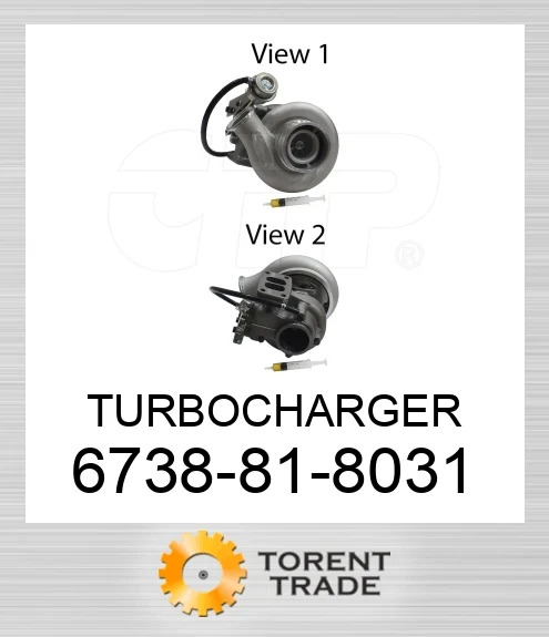 6738-81-8031 Турбокомпресор KOMATSU