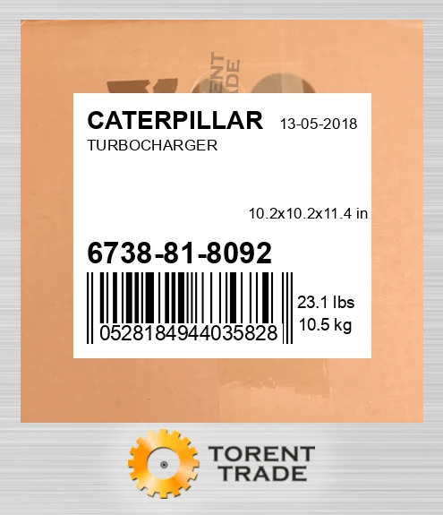 6738818092 Турбокомпресор CATERPILLAR