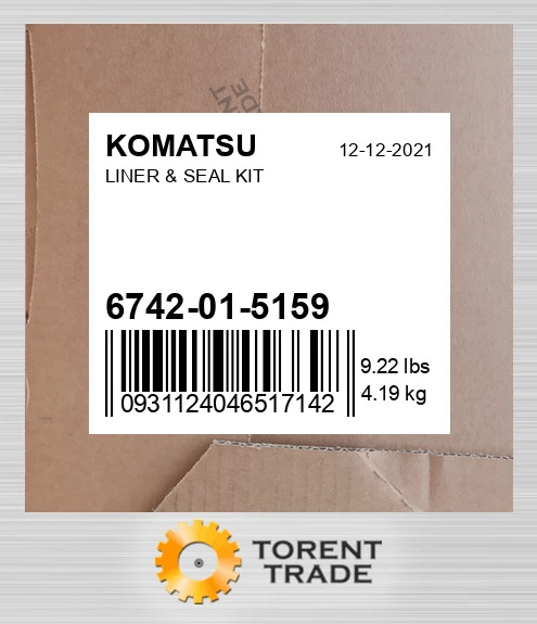 6742015159 Комплект гільз та ущільнювачів KOMATSU NEW AFTERMARKET