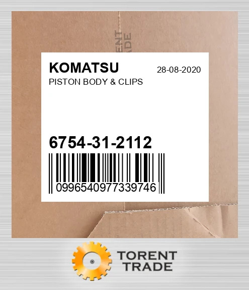 6754312112 Поршень корпус KOMATSU NEW AFTERMARKET