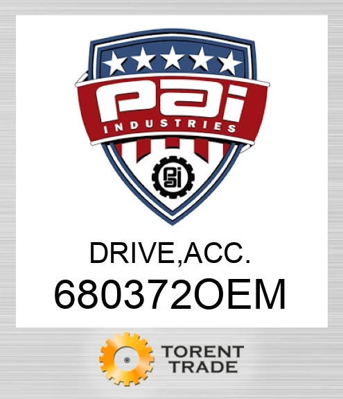 680372OEM Drive, acc PAI INDUSTRIES