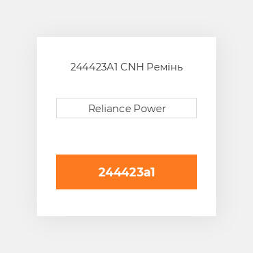 244423A1 CNH Ремінь