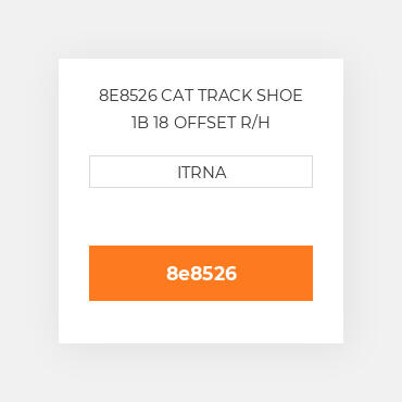 8E8526 CAT TRACK SHOE 1B 18 OFFSET R/H Башмак"