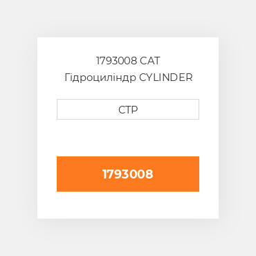 1793008 CAT Гідроциліндр CYLINDER