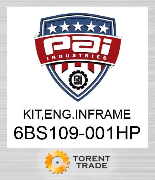 6BS109-001HP Комплект, двигун внутрішньорамний ремонт PAI INDUSTRIES