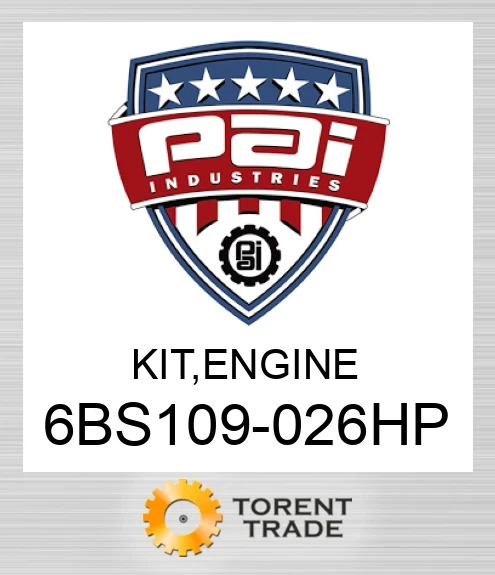6BS109-026HP Комплект, двигун  PAI INDUSTRIES