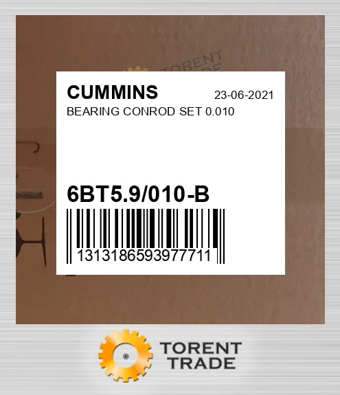 6BT5.9/010-B Підшипник Шатун комплект 0.010 CUMMINS NEW AFTERMARKET