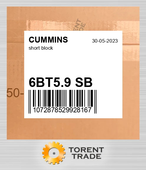 6BT5.9 SB short блок CUMMINS NEW AFTERMARKET