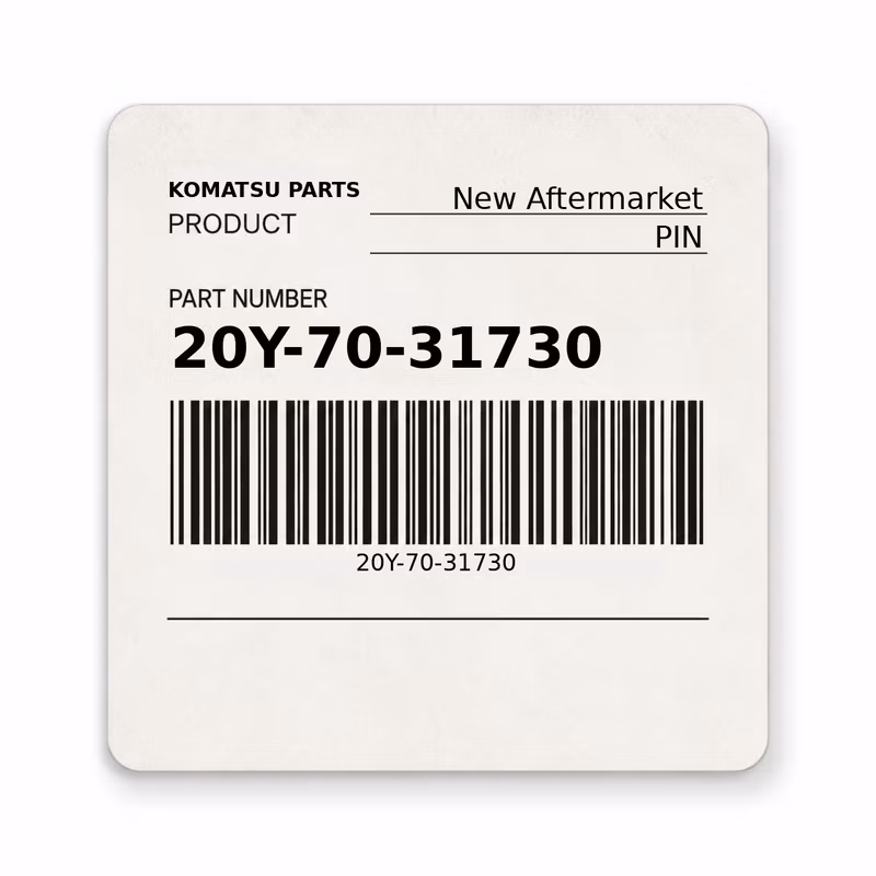 20Y-70-31730 PIN fits Komatsu (New Aftermarket)
