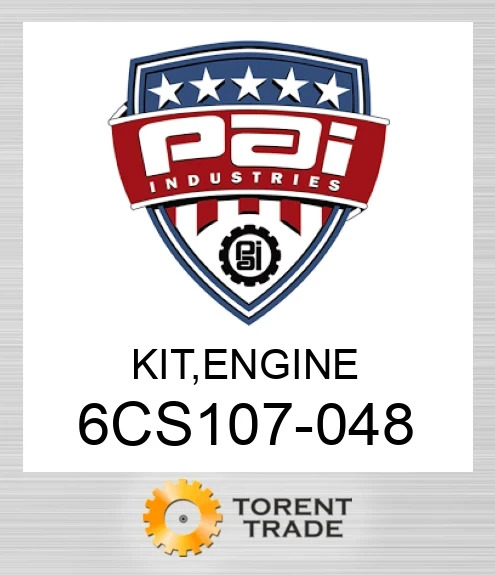 6CS107-048 Комплект, двигун PAI INDUSTRIES