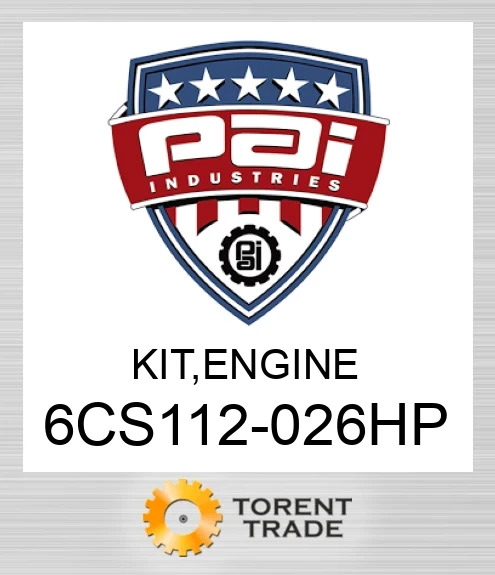 6CS112-026HP Комплект, двигун PAI INDUSTRIES