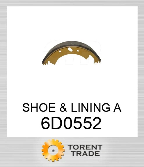 6D0552 КОЛОДКА ТА НАКЛАДКА A CATERPILLAR