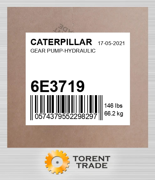 6E3719 Гідравлічний шестерний насос CATERPILLAR