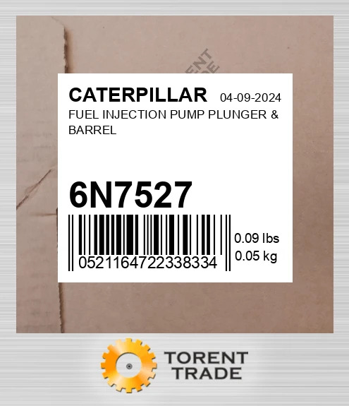6N-7527 Паливо Насос упорскування PLUNGER & BARREL BLUMAQ NEW AFTERMARKET