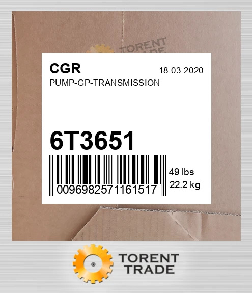 6T3651 Група насоса трансмісії CGR