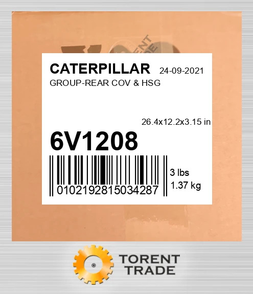 6V1208 Група задньої кришки та корпусу CATERPILLAR
