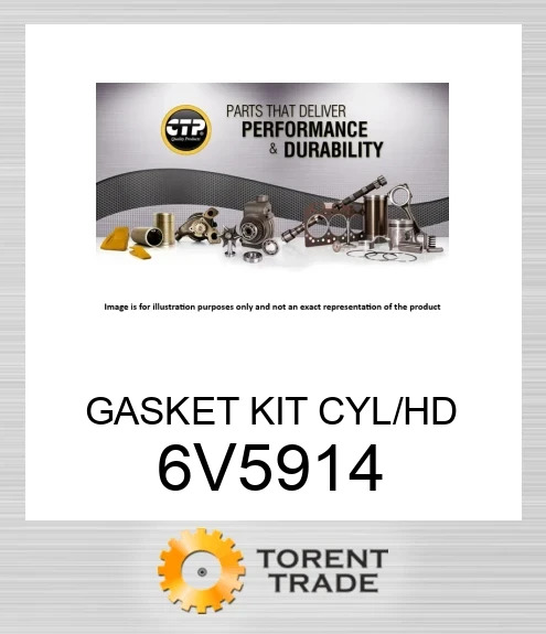 6V5914 КОМПЛЕКТ ПРОКЛАДОК ГОЛОВКИ ЦИЛІНДРА CATERPILLAR