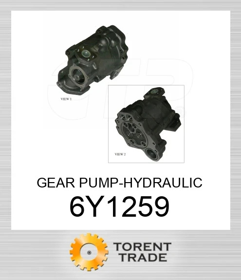 6Y1259 Гідравлічний шестерний насос CATERPILLAR