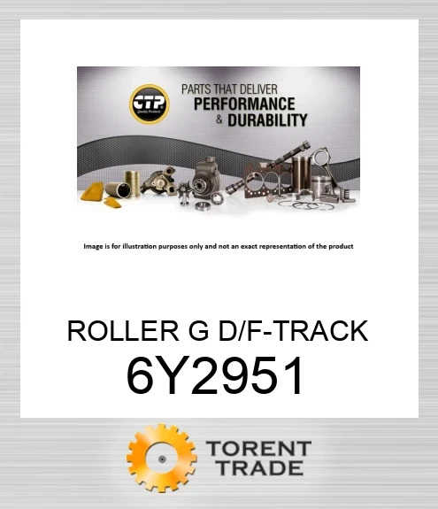6Y2951  Група ролика D/F гусениці  CATERPILLAR